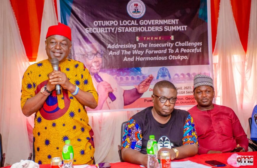 GEORGE ALLI’S SECURITY ACHIEVEMENTS AS OTUKPO LOCAL GOVERNMENT CHAIRMAN