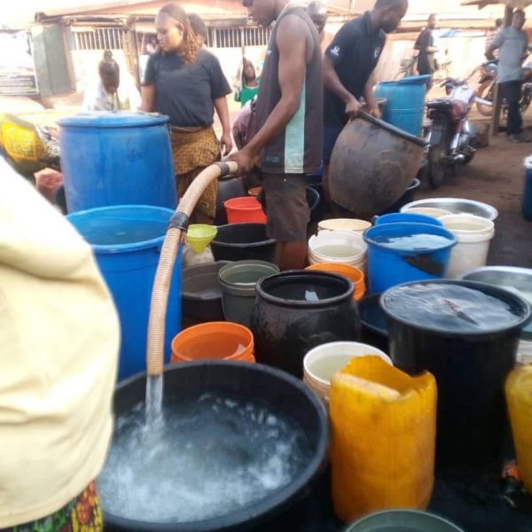 Hon. Angbo Kennedy Distributes Water to residents in Otukpo Town