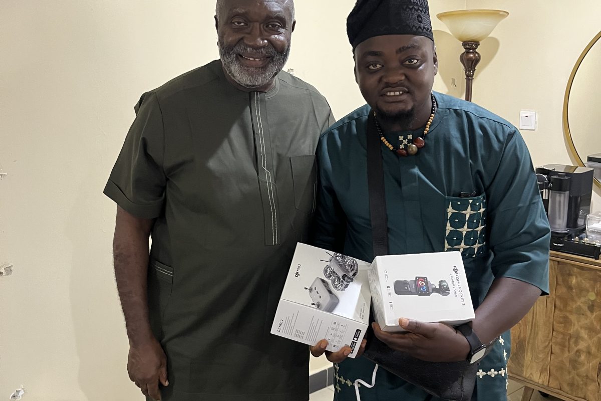 Barr. Godwin Obla (SAN) Supports Ebonynaija MediaBlog with Media Gadgets Worth Millions