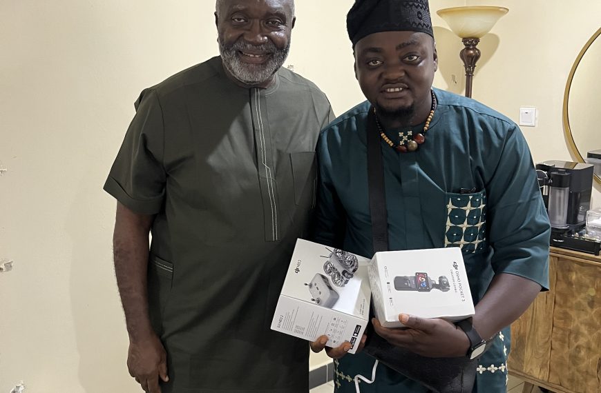 Barr. Godwin Obla (SAN) Supports Ebonynaija MediaBlog with Media Gadgets Worth Millions
