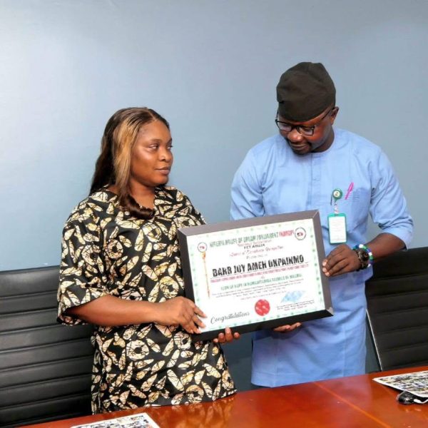 BARR. JOY AMEH OKPAINMO RECEIVES HUMANITARIAN RECOGNITION AWARD