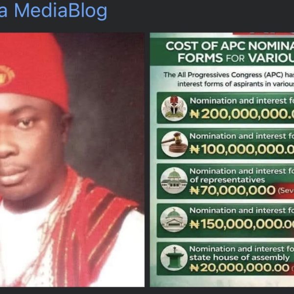 George Alli Raises Alarm Over ₦20 Million Nomination Fee for Benue Assembly Seat