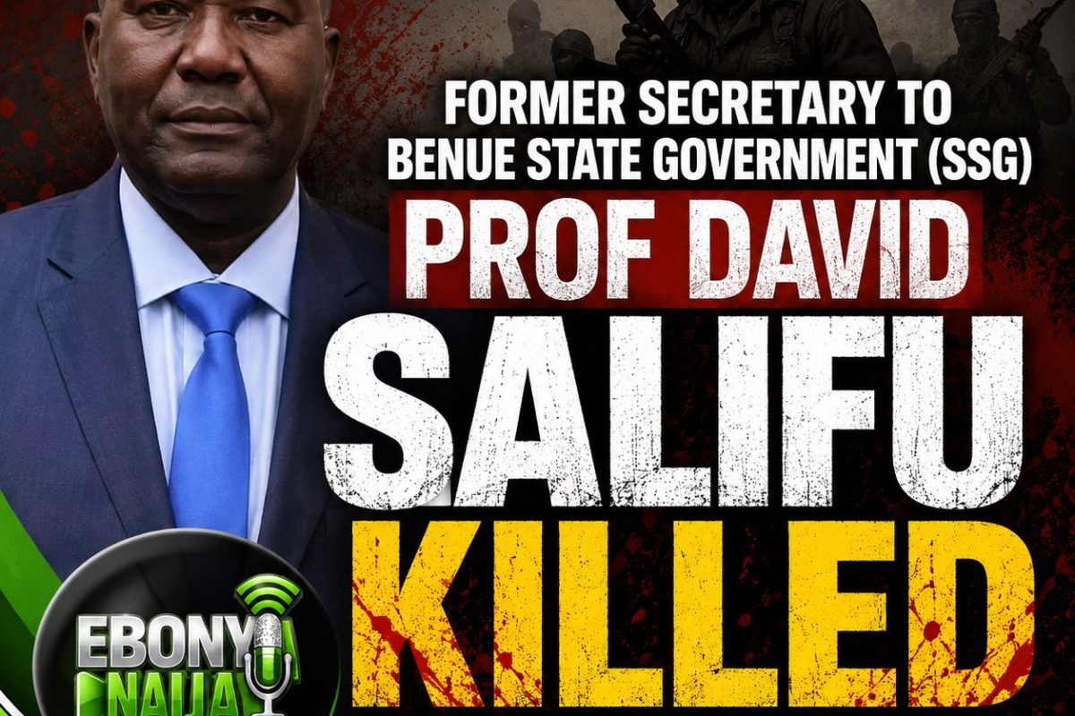 BREAKING:Former Benue SSG, Prof. David Salifu, Reportedly K1lled by Suspected Armed Herders