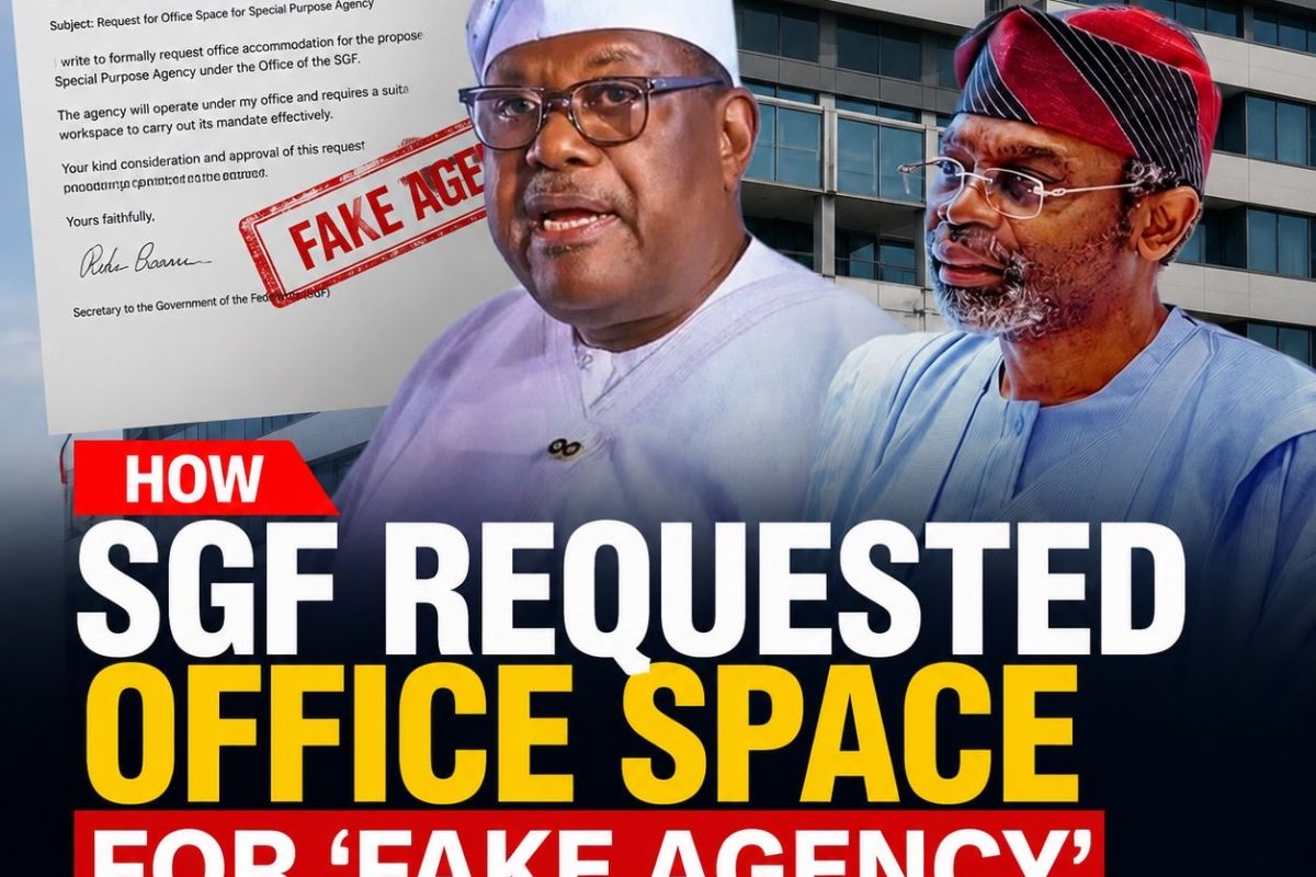 How SGF requested office space for ‘fake agency