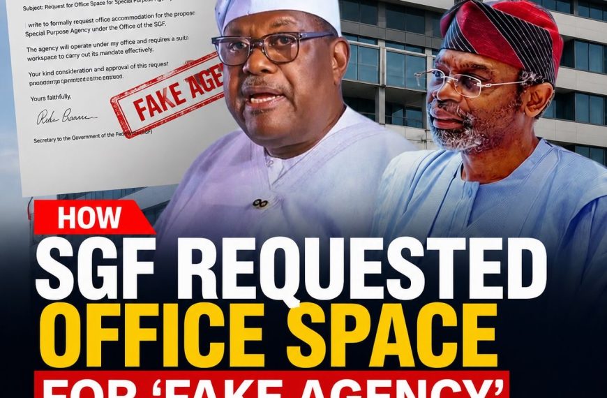 How SGF requested office space for ‘fake agency
