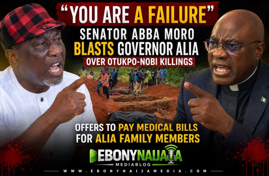 “You Are a Failure” — Senator Abba Moro Blasts Governor Alia Over Otukpo-Nobi Killings, Offers to Pay Medical Bills For Alia Family Members
