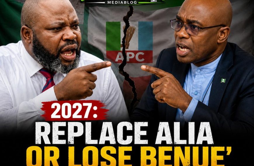 2027: Replace Alia or lose Benue’ — APC chieftain warns party
