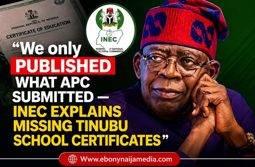 We only published what APC submitted — INEC explains missing Tinubu school certificates