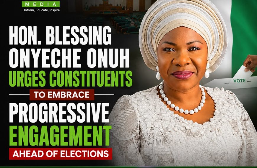 Hon. Blessing Onyeche Onuh Urges Constituents to Embrace Progressive Engagement Ahead of Elections