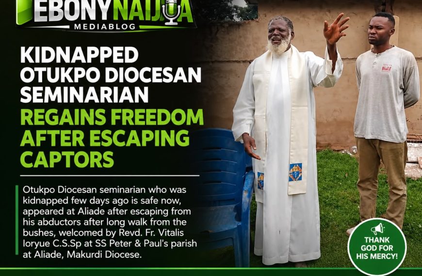 Kidnapped Otukpo Diocesan Seminarian Regains Freedom After Escaping Captors