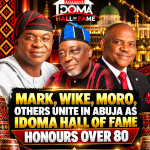 Mark, Wike, Moro, others unite in Abuja as Idoma Hall of Fame honours over 80